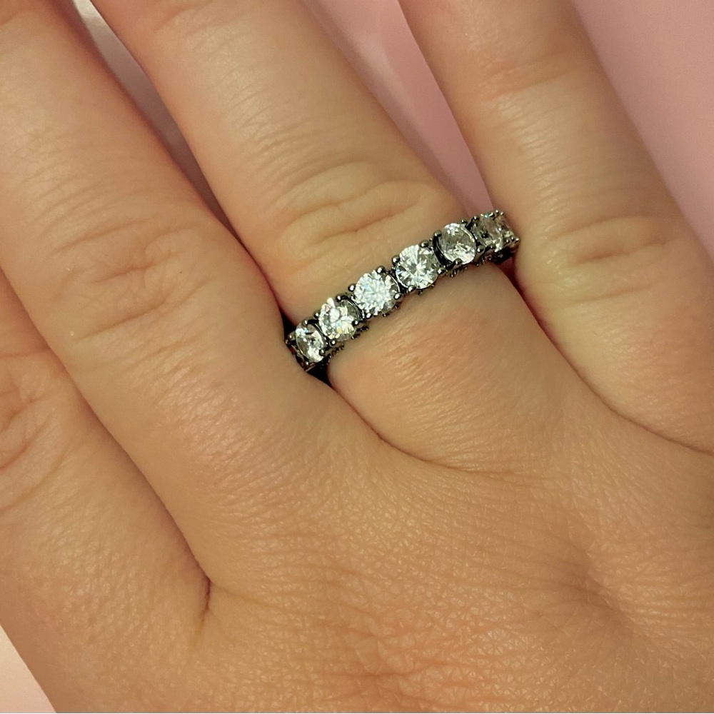 Ring Bomb Party RBP Size 9 CZ wrapped band